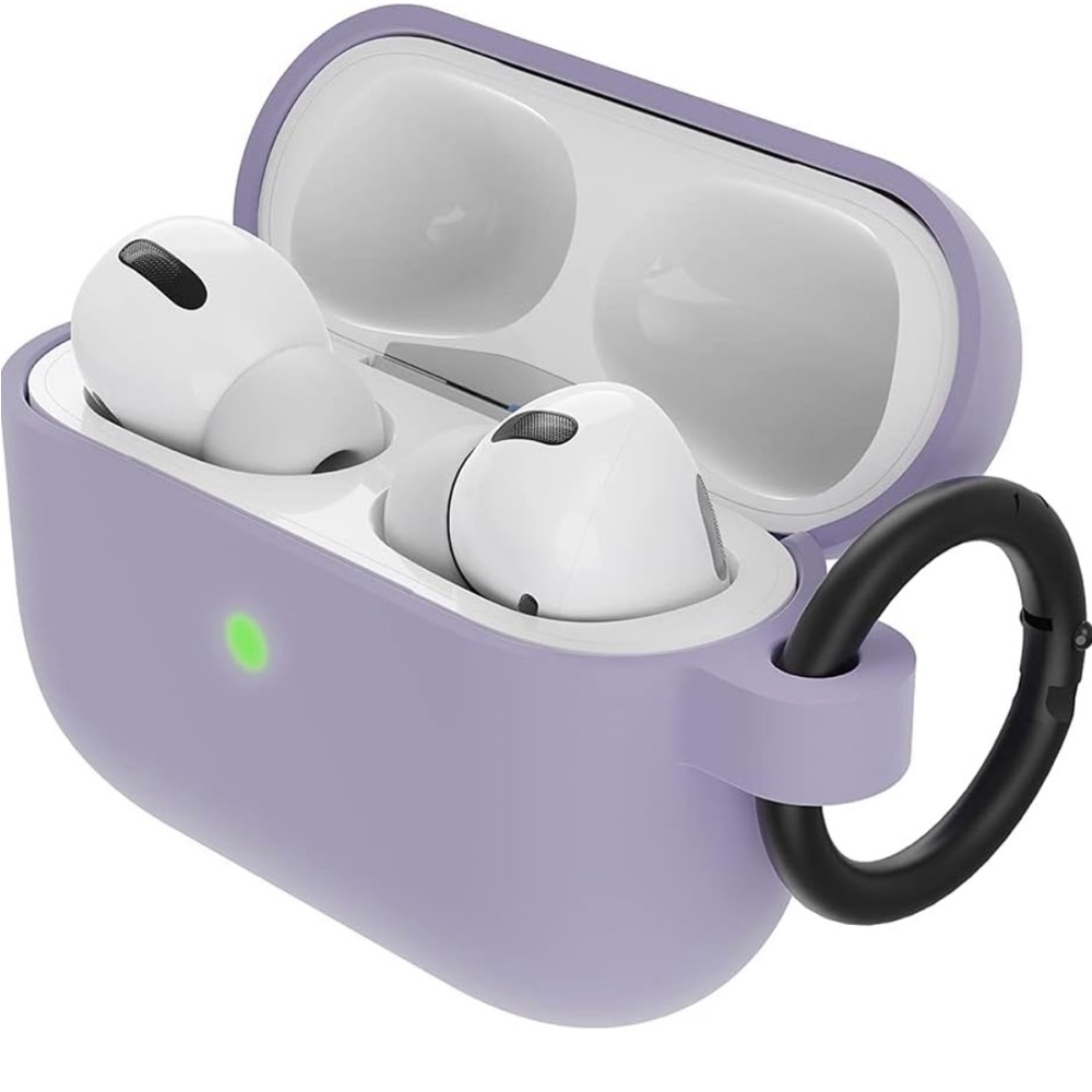 2 AirPods pro case, otterbox and elogo purple and pink